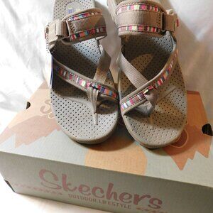 Skechers Baja Sunrise Reggae Vegan Outdoor Lifestyles Sandals Woman's Size 10